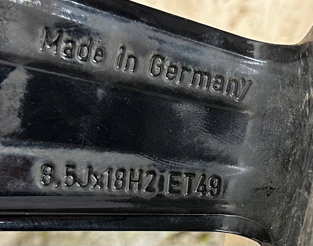 1x Alufelge 18 Zoll 8.5" 5x112 49ET Glanz Silber A2054011200 Mercedes-Benz Amg