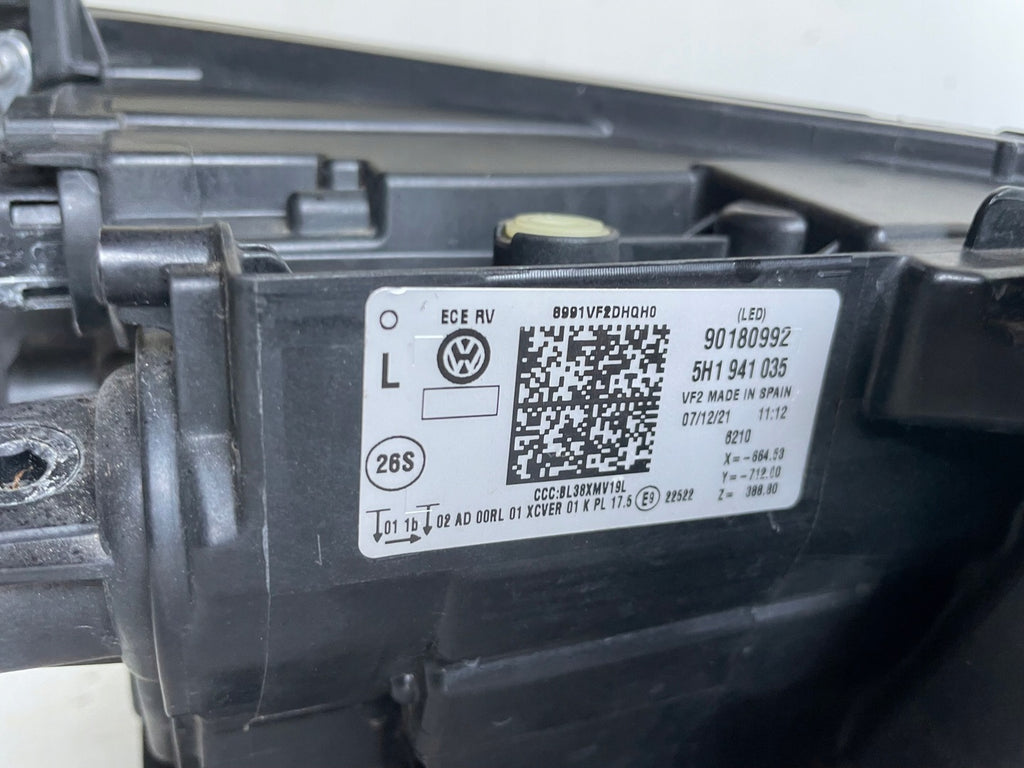 Frontscheinwerfer VW Golf VIII 5H1941035 LED Links Scheinwerfer Headlight SCH5013195288qp