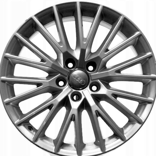 1x Alufelge 18 Zoll 8.5" 5x112 50ET Glanz Silber 8S0601025 Audi Rim Wheel
