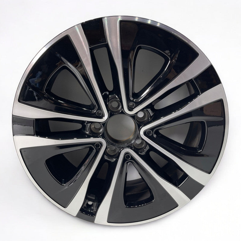 1x Alufelge 17 Zoll 6.5" 5x112 44ET Glanz Schwarz A1774012900 Mercedes-Benz