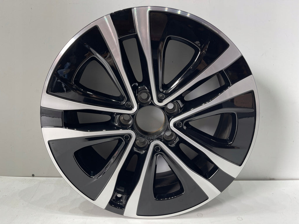 1x Alufelge 17 Zoll 6.5" 5x112 44ET Glanz Schwarz A1774012900 Mercedes-Benz