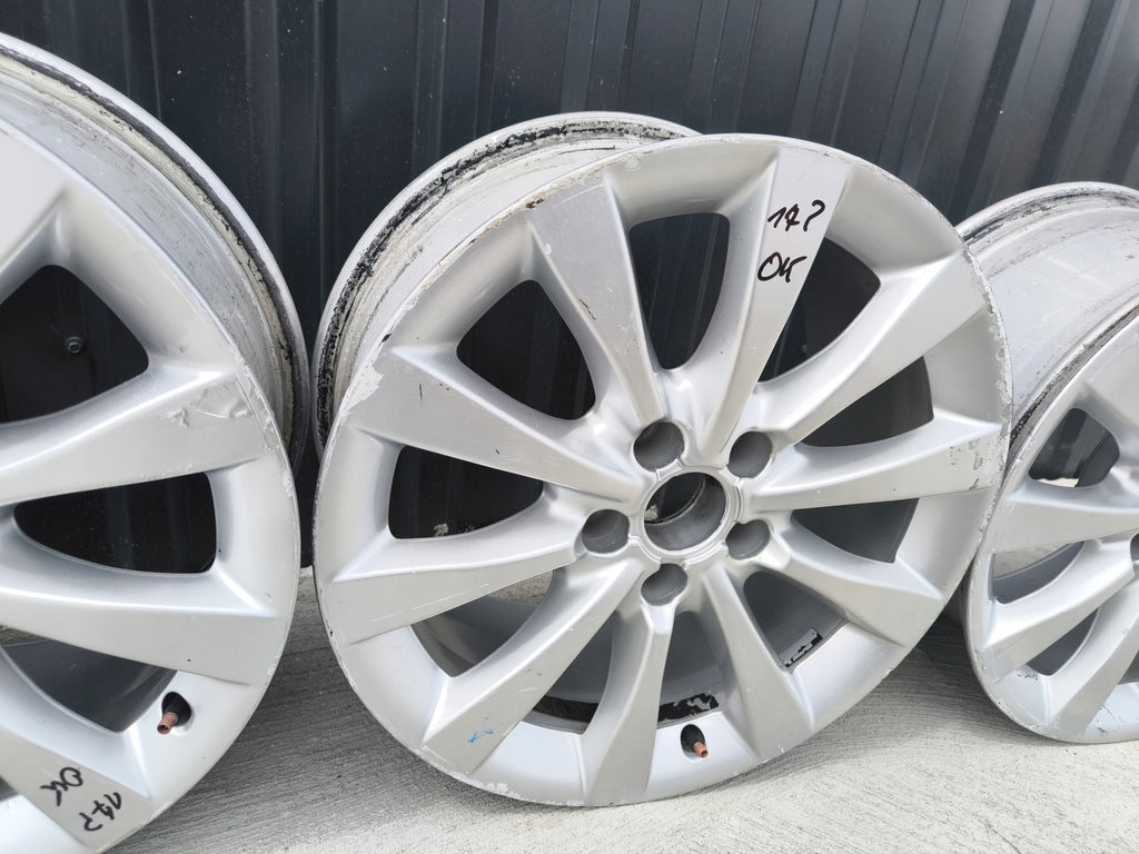 4x Alufelge 17 Zoll 8.0" 5x112 39ET Glanz Silber 4G0601025AG Audi A5 A4 FEL4584923128vp