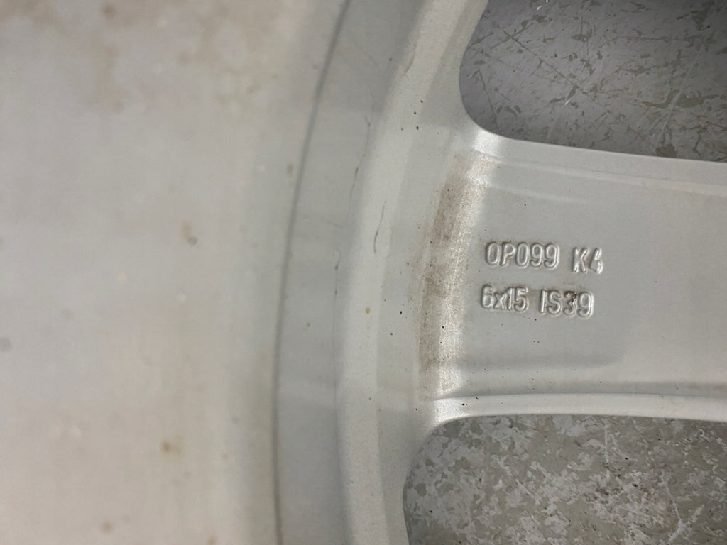 1x Alufelge 15 Zoll 6.0" 4x100 39ET Glanz Schwarz OP099 Opel Corsa Rim Wheel FEL4241249999lg