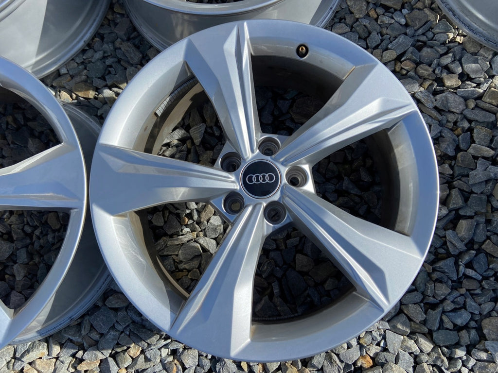 4x Alufelge 19 Zoll 7.0" 5x112 34ET Glanz Silber 80A601025 Audi Rim Wheel FEL6684374244gy