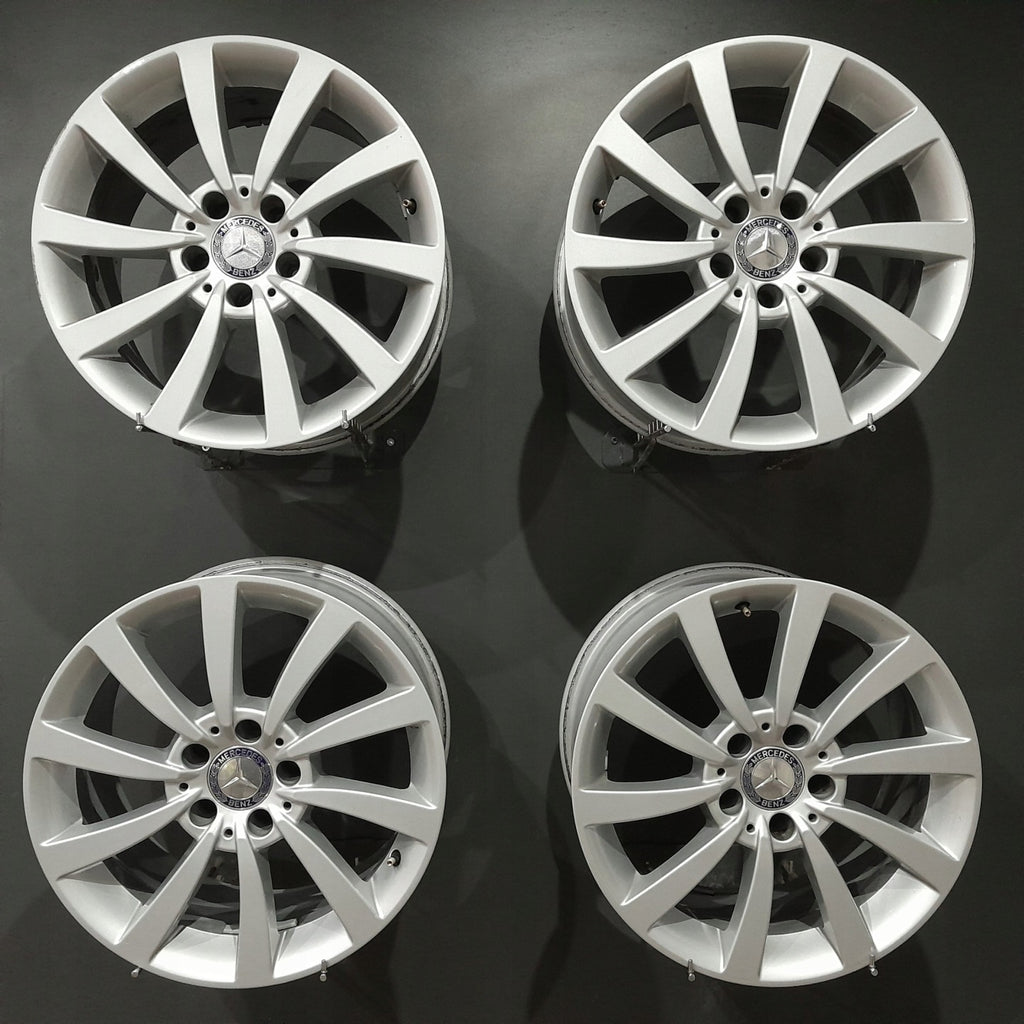 4x Alufelge 17 Zoll 8.5" 5x112 34 5ET Glanz A2184011002 Mercedes-Benz Cls C218 FEL8850932439ym
