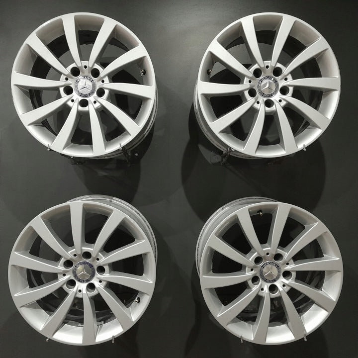 4x Alufelge 17 Zoll 8.5" 5x112 34 5ET Glanz A2184011002 Mercedes-Benz Cls C218 FEL8850932439ym