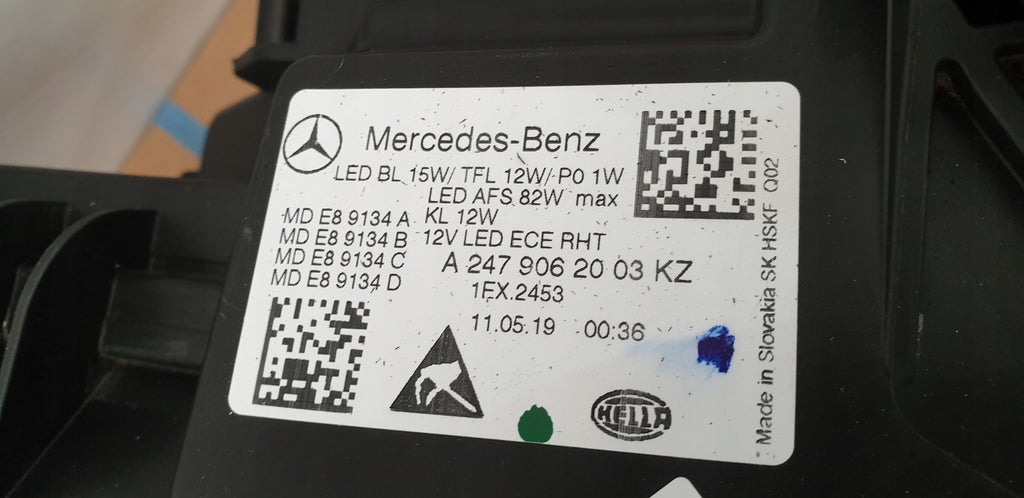 Frontscheinwerfer Mercedes-Benz W247 A2479062003 Full LED Rechts oder Links