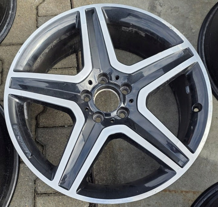 1x Alufelge 19 Zoll 8.0" 5x112 43 5ET A1564010600 Mercedes-Benz Amg Rim Wheel FEL6335871211ea