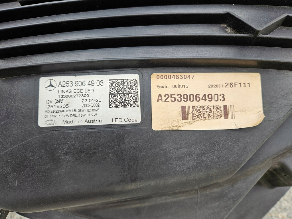 Frontscheinwerfer Mercedes-Benz Glc A2539064903 LED Links Scheinwerfer Headlight SCH3905501148pe