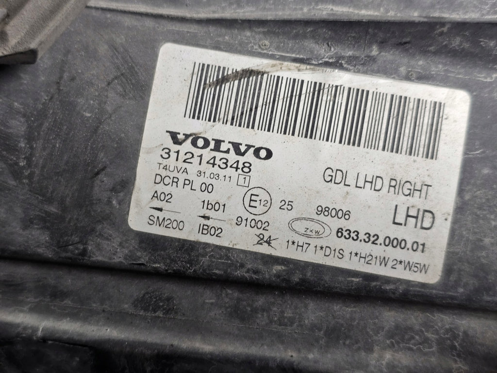 Frontscheinwerfer Volvo V70 S80 31214348 Xenon Rechts Scheinwerfer Headlight SCH5576136117ve