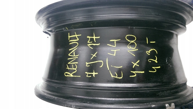 1x Alufelge 17 Zoll 7.0" 4x100 Renault Captur Clio 1 Rim Wheel FEL1326870358vc