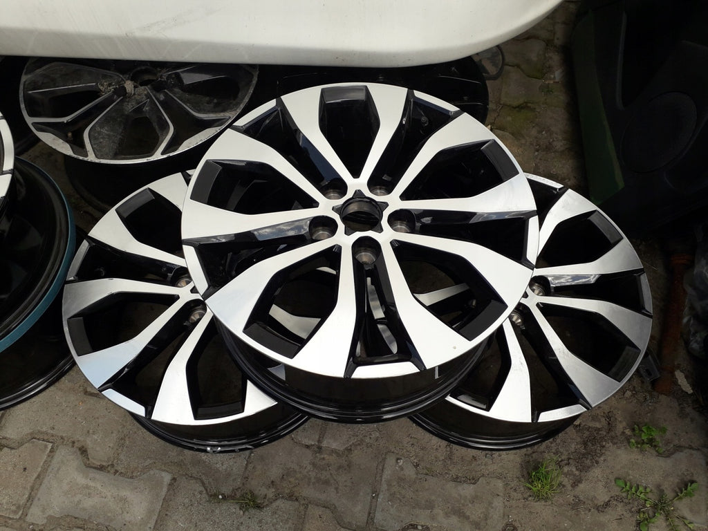 1x Alufelge 17 Zoll 7.0" 5x114.3 43ET Glanz Schwarz 403000483 Renault Rim Wheel FEL3419493943eg