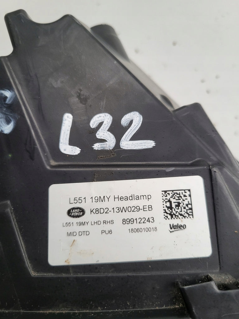 Frontscheinwerfer Land Rover Evoque L551 K8D2-13W029-EB LED Rechts Headlight SCH8105778983qg