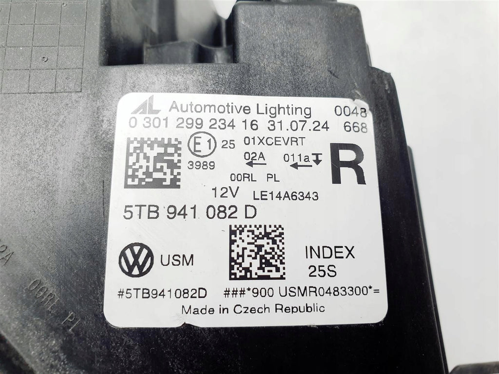 Frontscheinwerfer VW Touran 5TB941082D Full LED Ein Stück (Rechts oder Links)