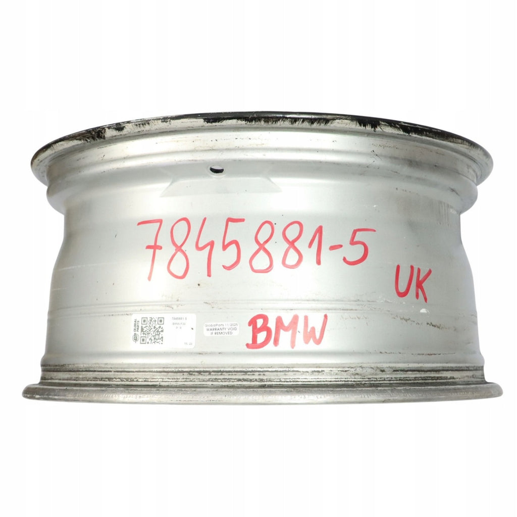 1x Alufelge 18 Zoll 8.5" 5x120 47ET Glanz Silber 7845881 BMW F30 F32 F31 FEL1173071379db
