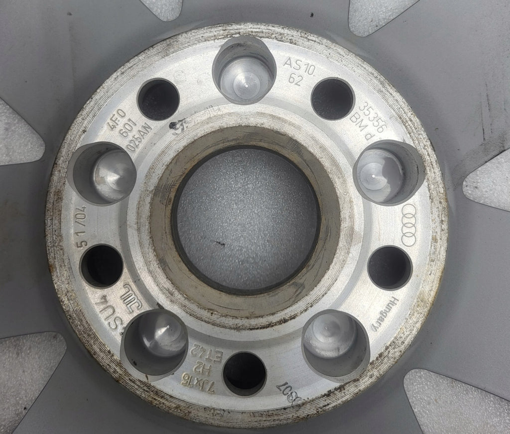 1x Alufelge 16 Zoll 7.0" 5x112 42ET Glanz Silber 4F0601025AN Audi A6 C6 FEL4967827221tn