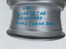 Load image into Gallery viewer, 1x Alufelge 16 Zoll 7.0" 5x112 48ET 5H0601025 VW Rim Wheel