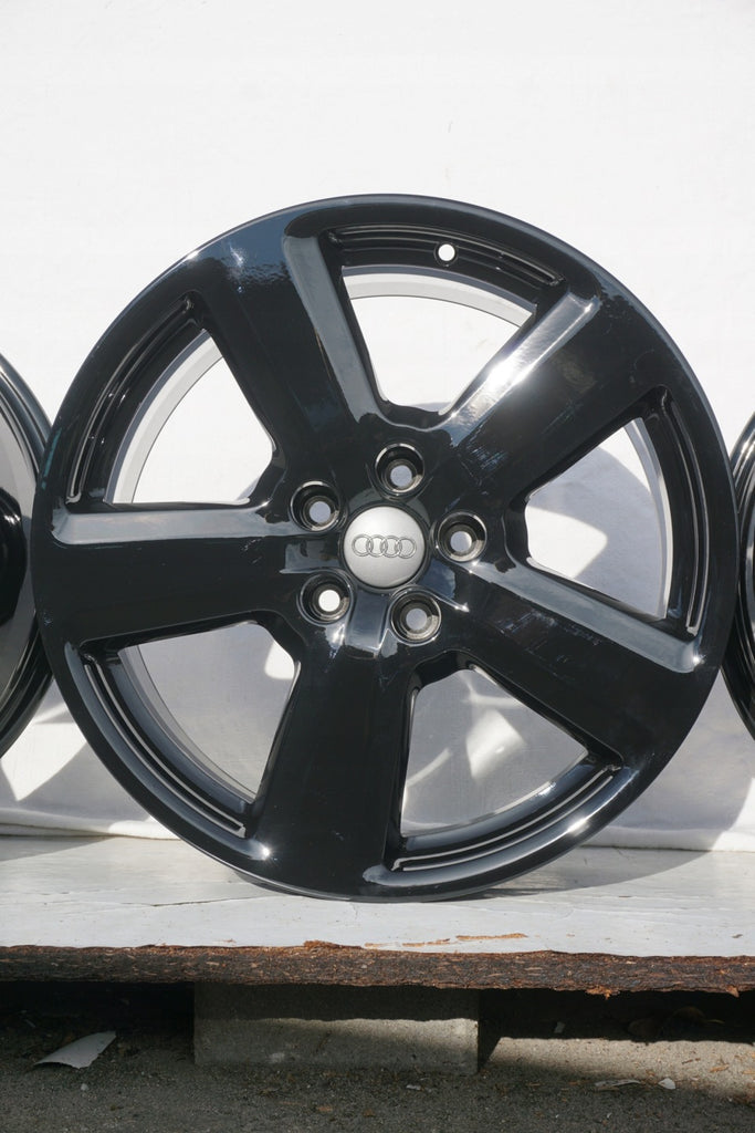 4x Alufelge 18 Zoll 8.0" 5x112 43ET Glanz Silber 8E0601025 Audi Rim Wheel FEL1032651336bi