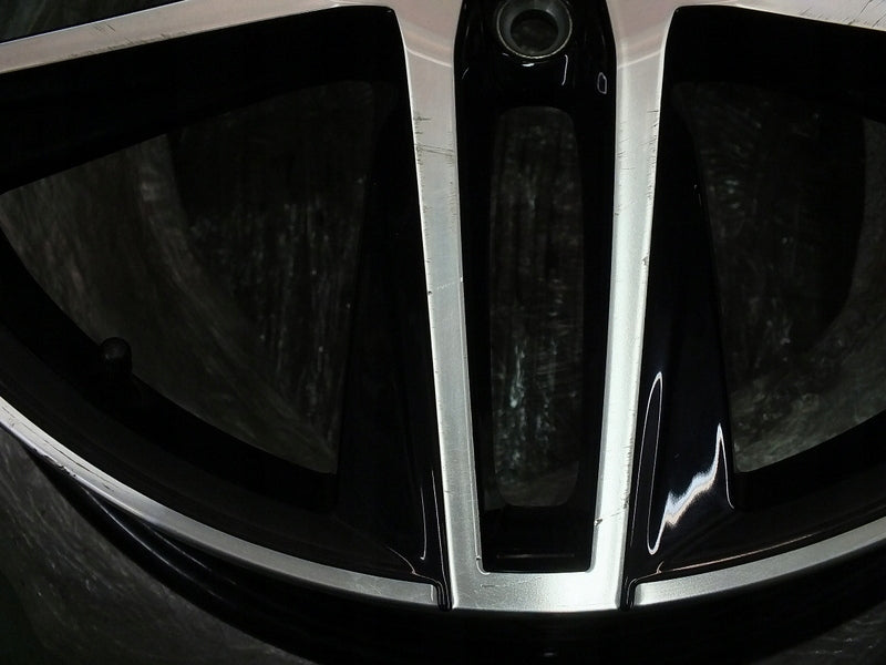 1x Alufelge 18 Zoll 7.0" 5x100 51ET Glanz Schwarz 6F0601025 Seat Rim Wheel