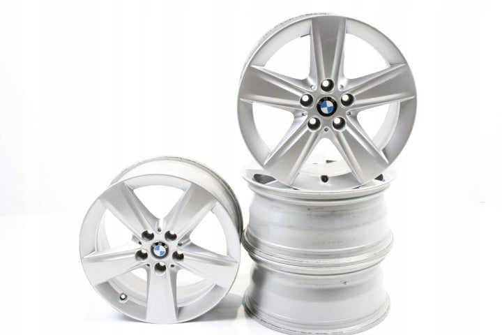 4x Alufelge 17 Zoll 7.5" 5x112 54ET Silber BMW6855087 BMW F45 F46 Rim Wheel FEL5118497035kr