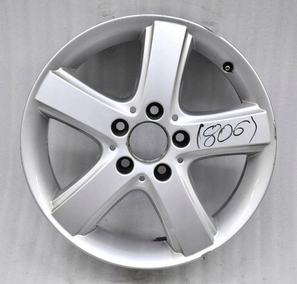 1x Alufelge 16 Zoll 6.0" 5x112 46ET Glanz Silber A1694010302 Mercedes-Benz W245