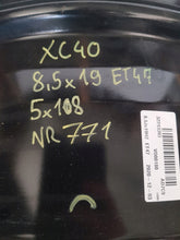 Load image into Gallery viewer, 1x Alufelge 19 Zoll 8.5" 5x108 47ET Glanz Schwarz 32243393 Volvo S60 V60 S90 V90 FEL1311008407di