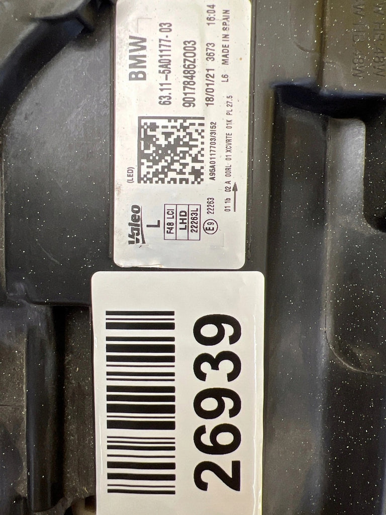 Frontscheinwerfer BMW X1 F48 5A01177-03 LED Links Scheinwerfer Headlight SCH2326534045kn