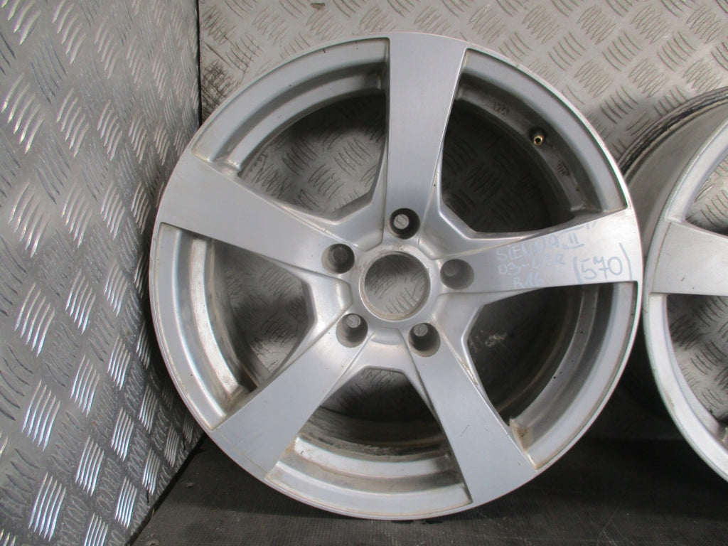 4x Alufelge 16 Zoll 7.0" 5x114.3 Toyota Sienna Rim Wheel FEL6035005730hs