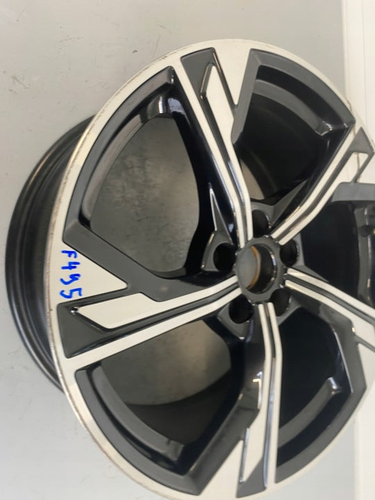 1x Alufelge 19 Zoll 8.5" 5x112 46ET Glanz Schwarz 8W0601025M Audi A4 Rim Wheel FEL1870348539xt