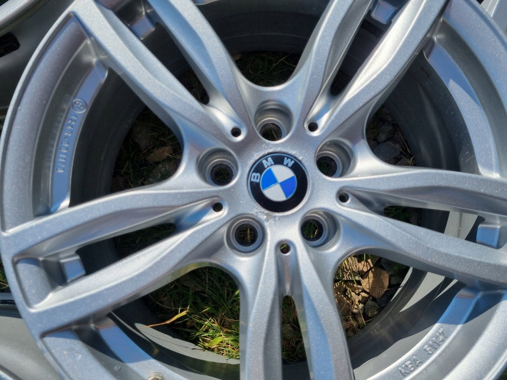 4x Alufelge 17 Zoll 7.5" 5x112 30ET Glanz Silber 6896762 BMW G01 G02 Rim Wheel FEL8678407611ly