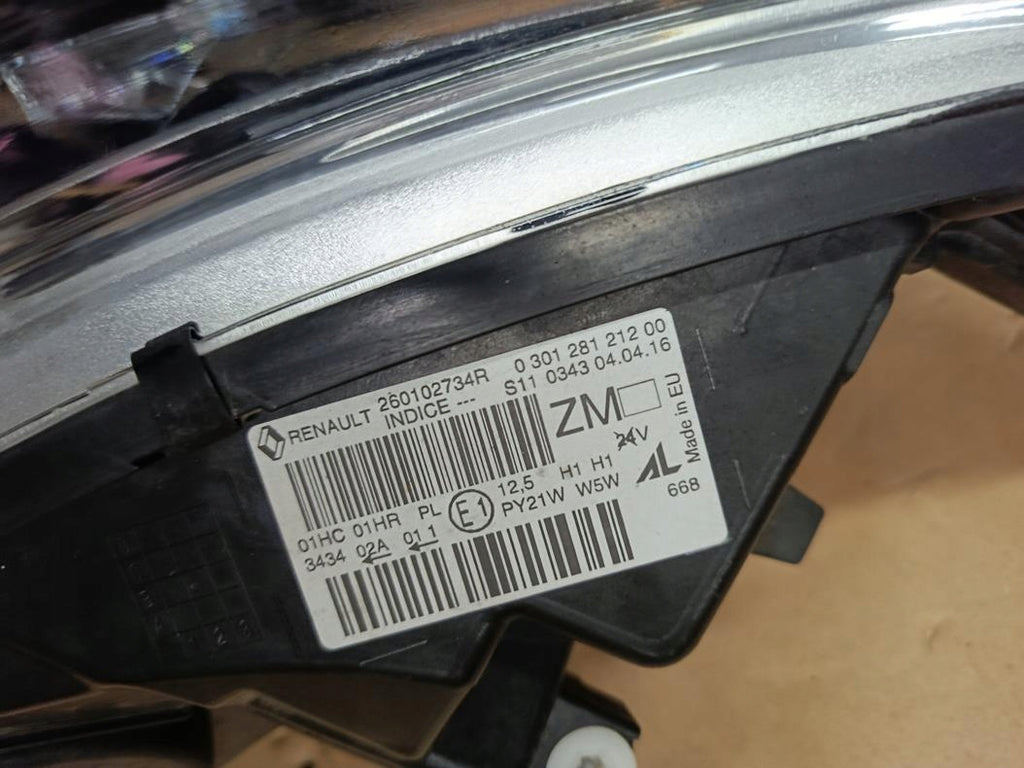Frontscheinwerfer Renault Captur 260102734R Rechts Scheinwerfer Headlight SCH9934122126ob