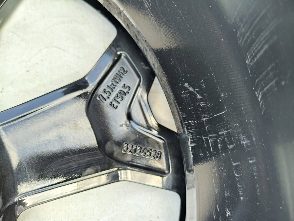 1x Alufelge 19 Zoll 7.5" 5x108 50 5ET Glanz Schwarz 32134528 Volvo Xc60 Ii FEL2772723176qq