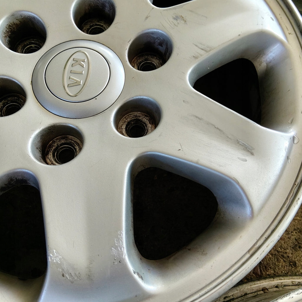 4x Alufelge 16 Zoll 6.5" 6x139.7 46ET Glanz Silber 52910-4D100 Hyundai I FEL9508058086cm