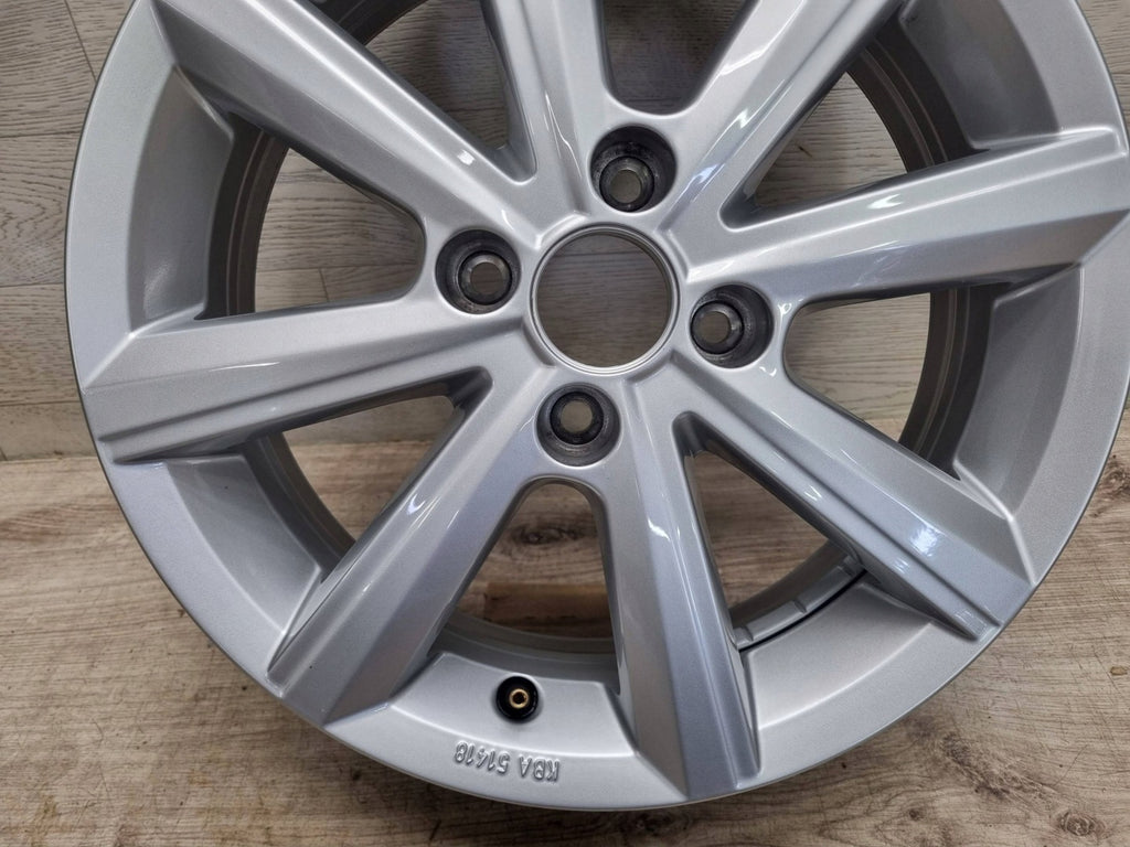 1x Alufelge 15 Zoll 5.0" 4x100 33ET Glanz Silber 1S0601025BP VW Up Rim Wheel FEL3775635029bf