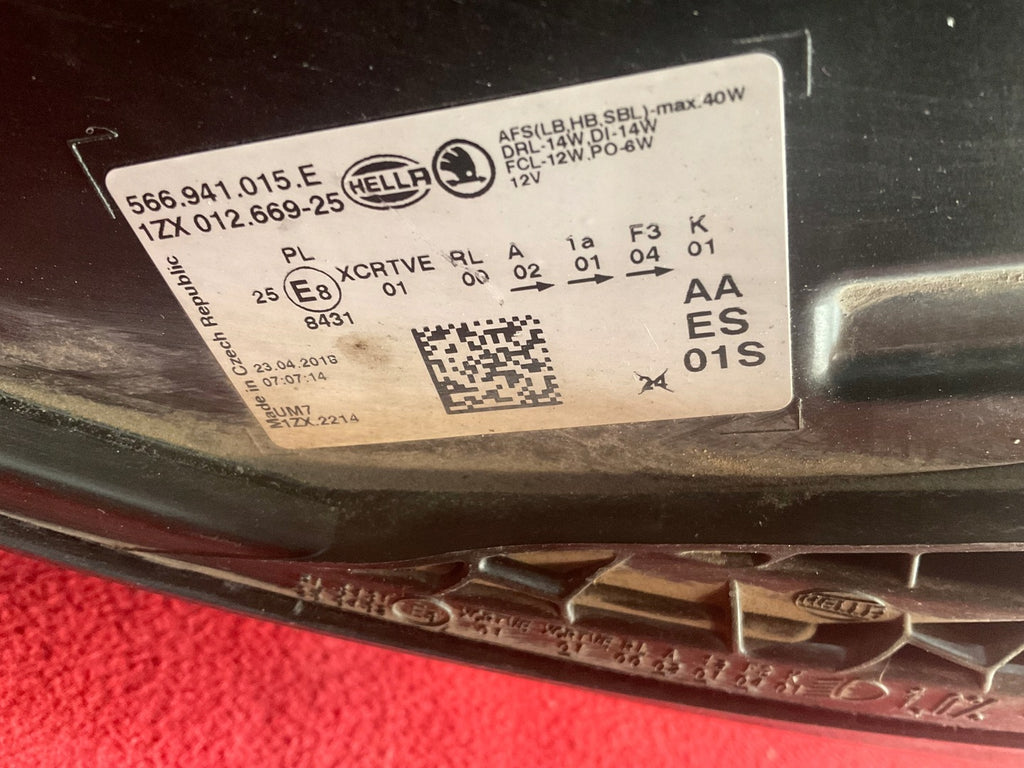 Frontscheinwerfer Skoda Kodiaq 566941015E LED Ein Stück (Rechts oder Links) SCH7643731410bh