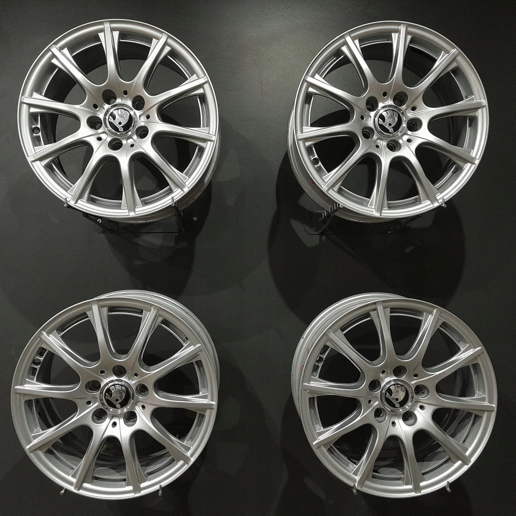 4x Alufelge 16 Zoll 6.5" 4x100 38ET A2054012400 Mercedes-Benz Octavia I FEL9370881703hm