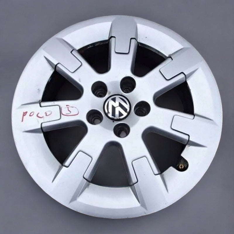 1x Alufelge 15 Zoll H2ET38 VW Polo Rim Wheel