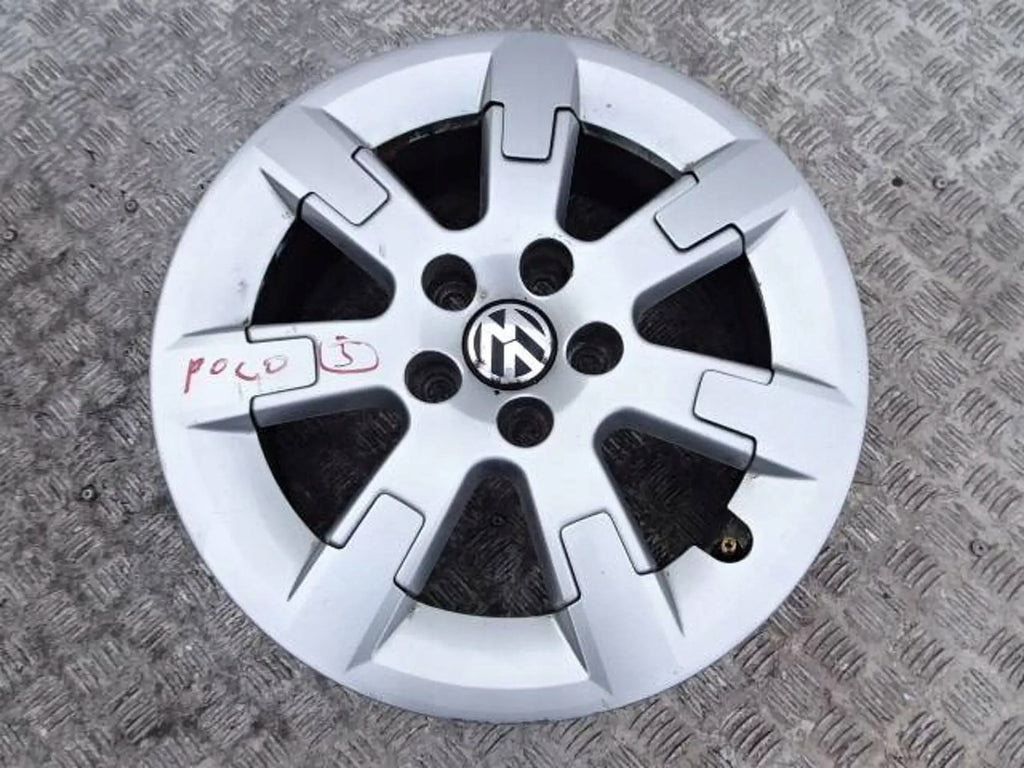 1x Alufelge 15 Zoll H2ET38 VW Polo Rim Wheel