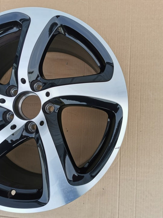 1x Alufelge 18 Zoll 8.0" 5x112 43ET Glanz Schwarz A2134013200 Mercedes-Benz W213 FEL9349203011oz