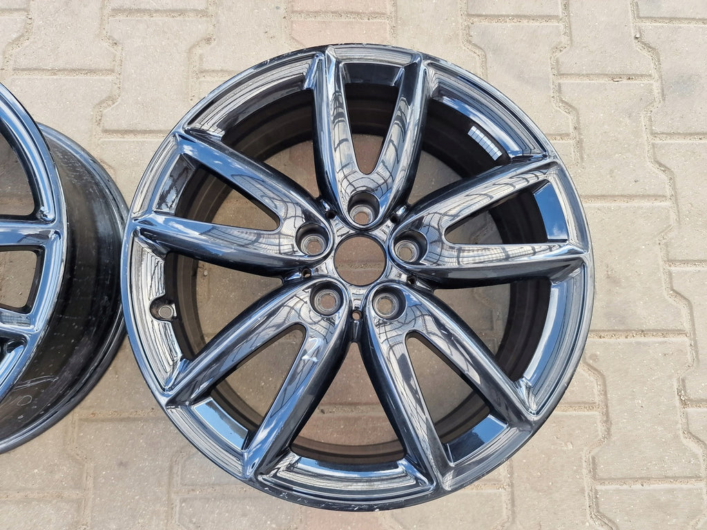 1x Alufelge 18 Zoll 6.5" 5x112 42ET Glanz Schwarz 6887611 Mini Rim Wheel