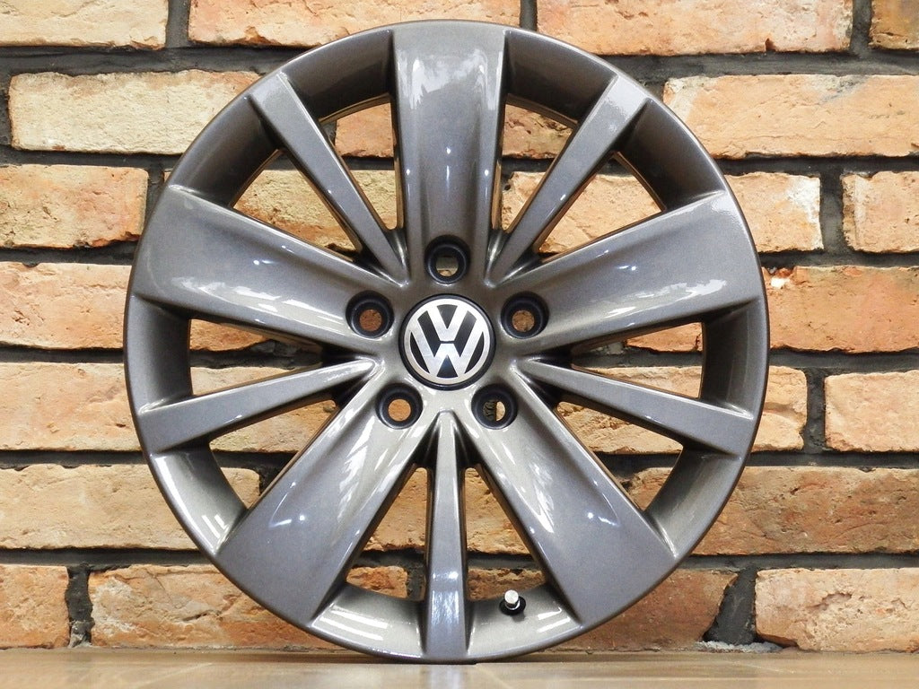 4x Alufelge 16 Zoll 6.5" 5x112 33ET Glanz Grau VW Sharan Rim Wheel FEL1255411742fl