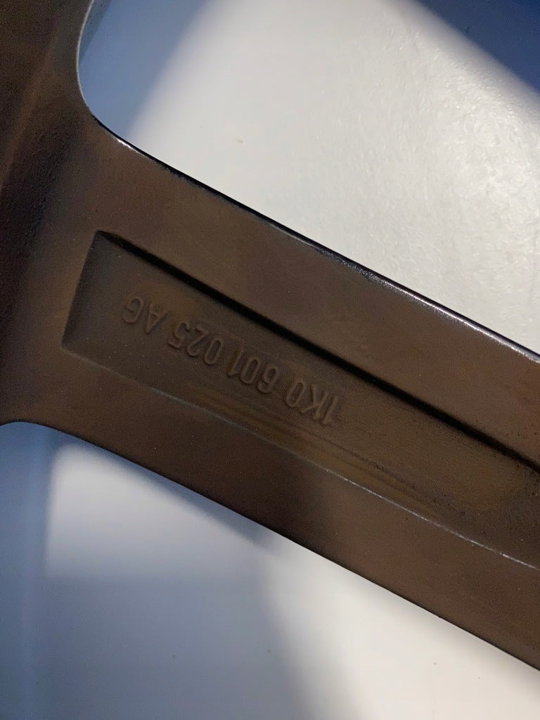 1x Alufelge 18 Zoll 7.5" 5x112 51ET Glanz Schwarz 1K0601025 VW Golf V Rim Wheel FEL1680178510lq