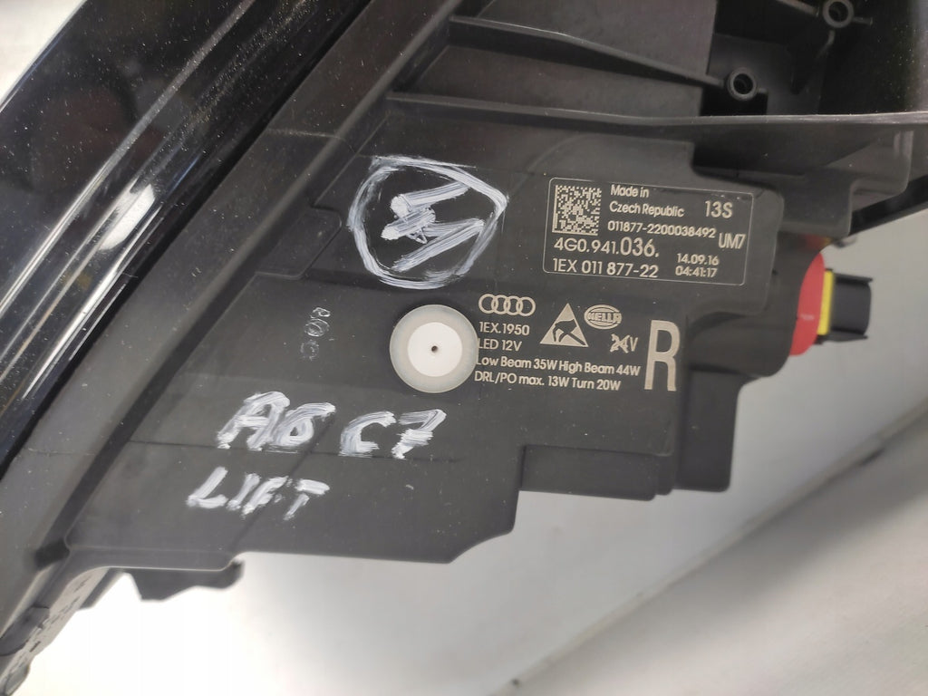 Frontscheinwerfer Audi A6 C7 4G0941036 Rechts Scheinwerfer Headlight