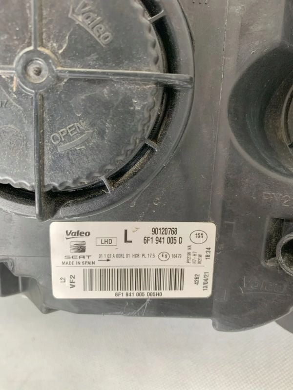 Frontscheinwerfer Seat Ibiza I 6F1941005D Links Scheinwerfer Headlight SCH3523384062hy