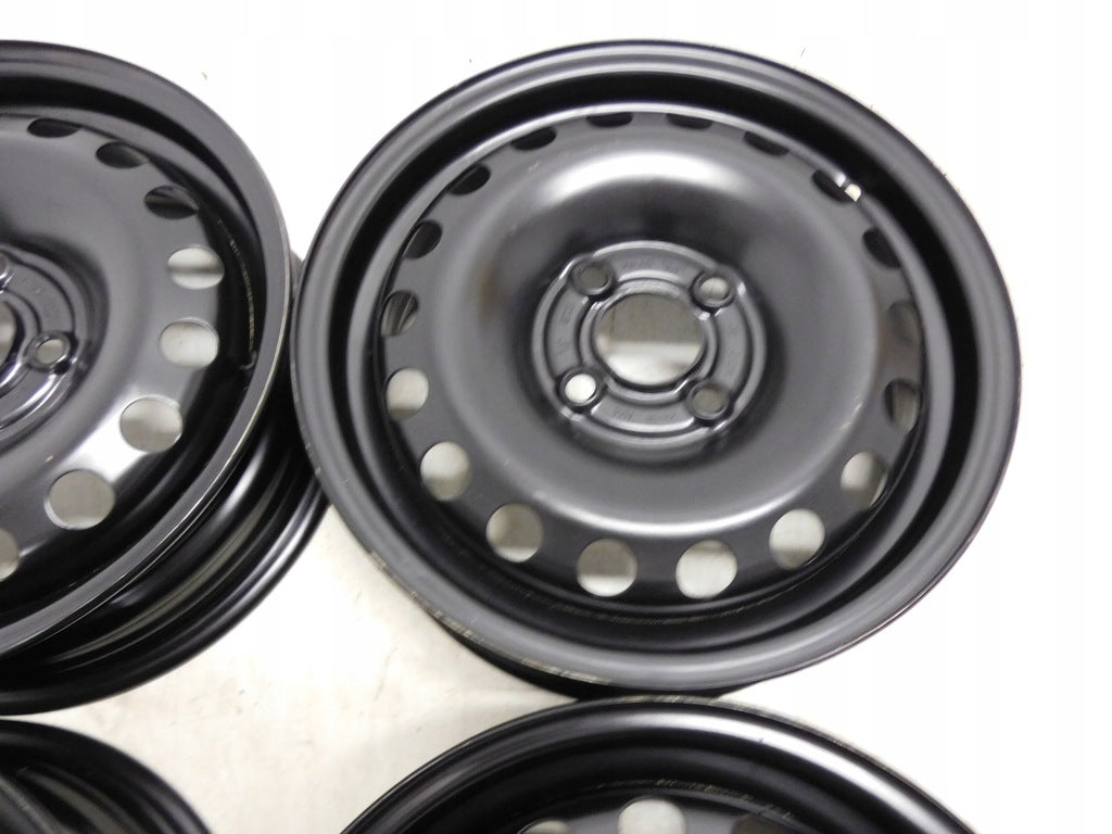 1x Alufelge 14 Zoll 5.0" 4x100 35ET Glanz Schwarz 1S0601027 Seat Mii Citigo Up FEL7455313589pr