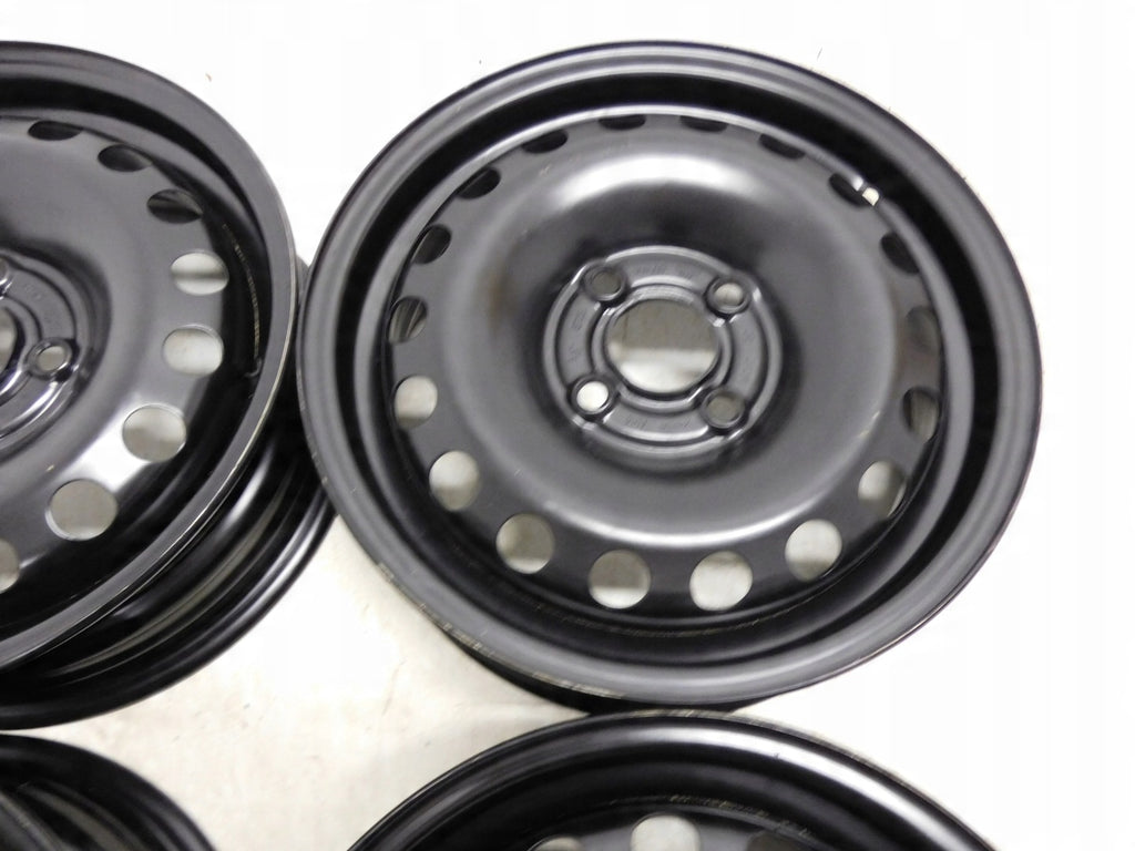 1x Alufelge 14 Zoll 5.0" 4x100 35ET Glanz Schwarz 1S0601027 Seat Mii Citigo Up