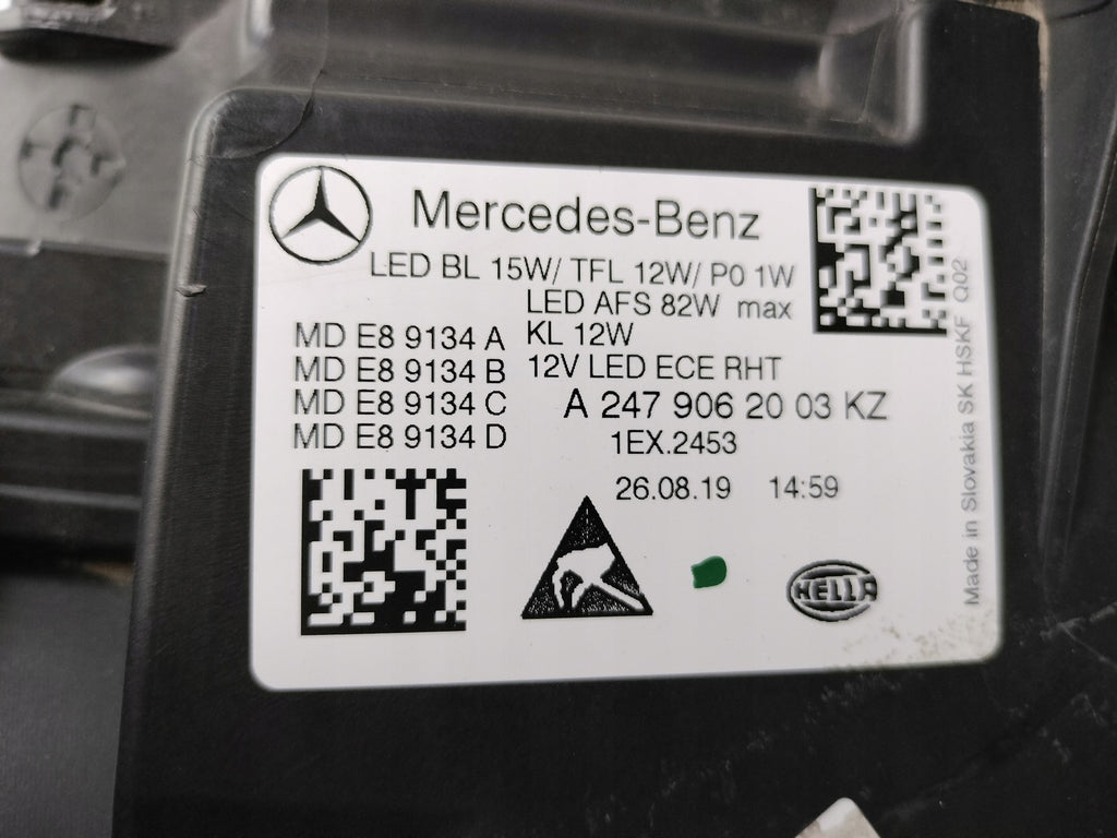 Frontscheinwerfer Mercedes-Benz W247 A2479062003 LED Rechts Headlight SCH5661800766is