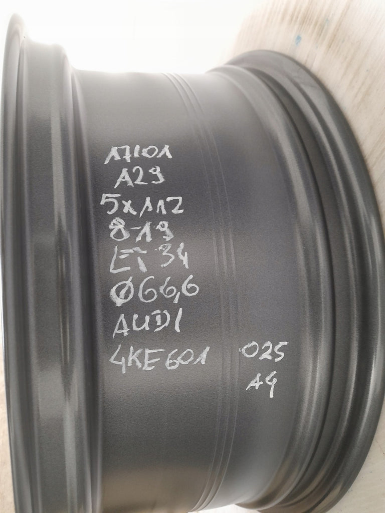 1x Alufelge 19 Zoll 8.0" 5x112 34ET Glanz Graphit 4KE601025AG Audi Rim Wheel FEL5034948995zx