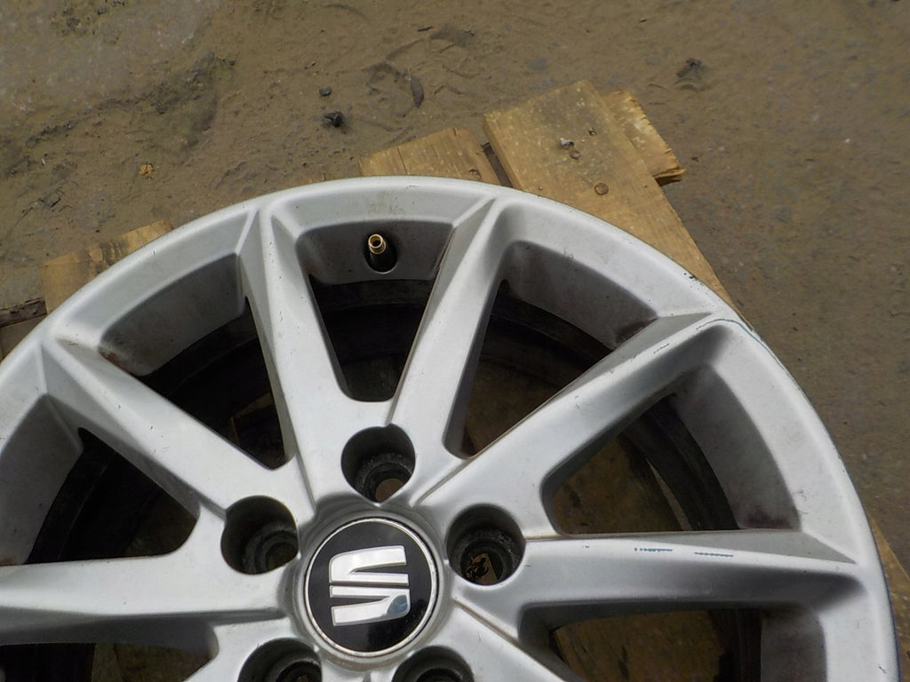 1x Alufelge 15 Zoll 6.0" 5x100 38ET Glanz Silber 6P0601025E Seat Ibiza Iii FEL1461518560jq