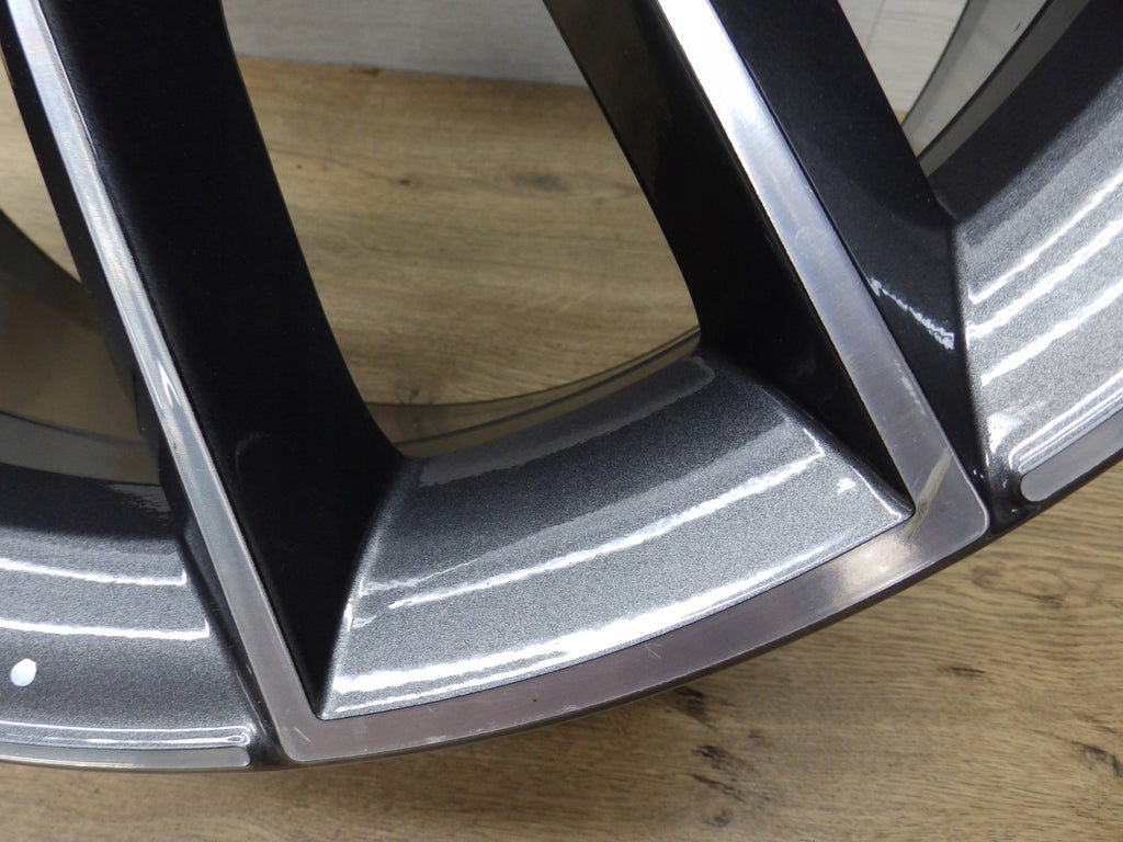 1x Alufelge 18 Zoll 7.5" 5x112 51ET Matt Grau 5E0601025 Skoda Octavia Iii